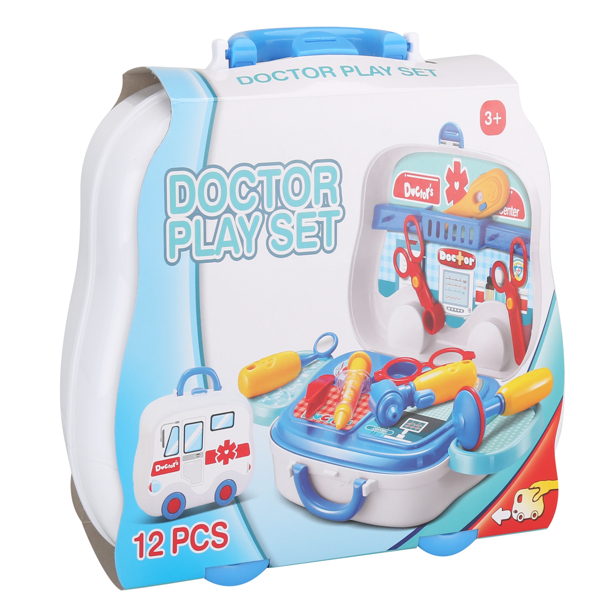 Voir la diapositive 4 : One Two Fun Malette de jeu - cuisine, beauté ou docteur