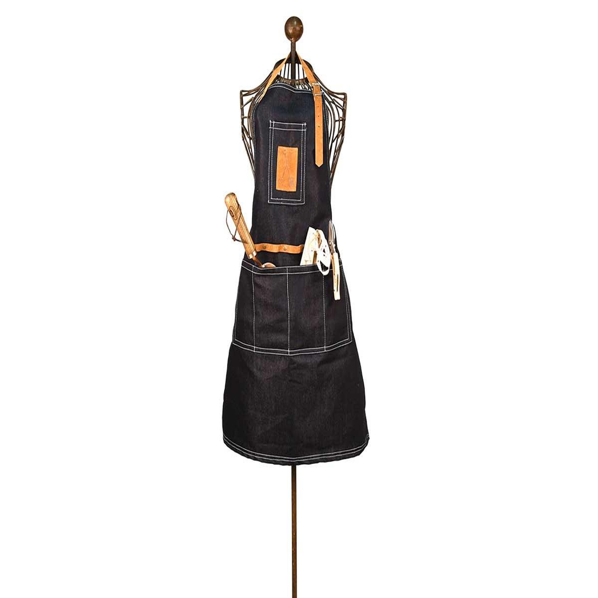 Voir la diapositive 4 : ESSCHERT DESIGN Tablier outils jardin en jean - Esschert Design