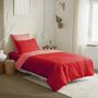 Voir la diapositive 1 : COTON PUR Pack complet 4 pièces Capucine/Clémentine réversible housse de couette pour lit 90 x 190 cm