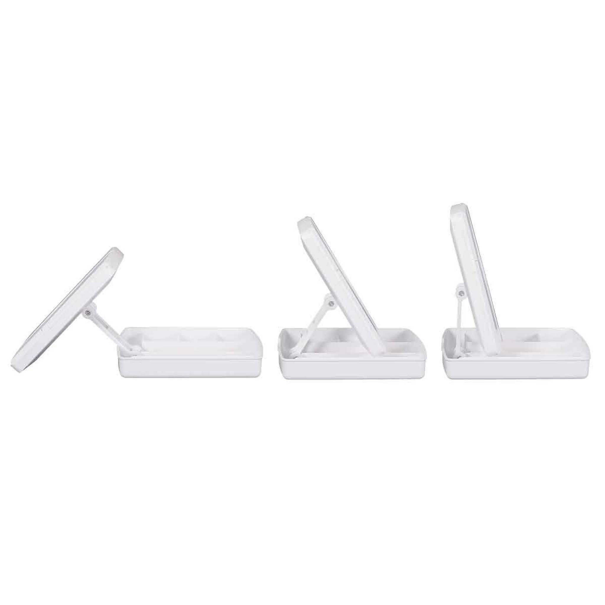 Voir la diapositive 6 : Cosmetic Club Miroir led  tiroir de rangement  24cm blanc
