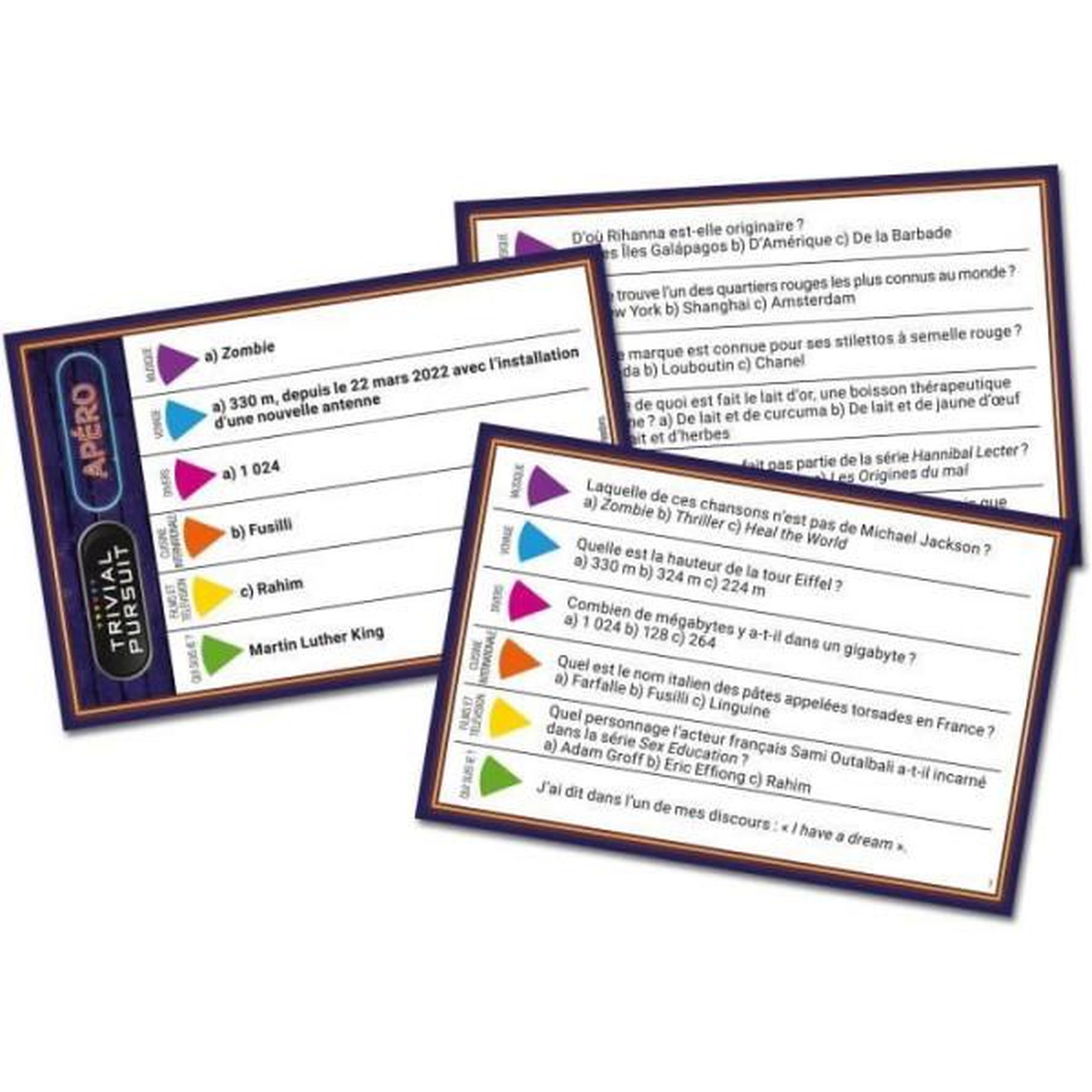 Voir la diapositive 2 : Winning Moves Trivial pursuit voyage apéro - jeu de société - winning moves