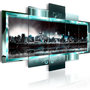 Voir la diapositive 1 : Paris Prix Tableau  New York Turquoise : la Nuit étoilée