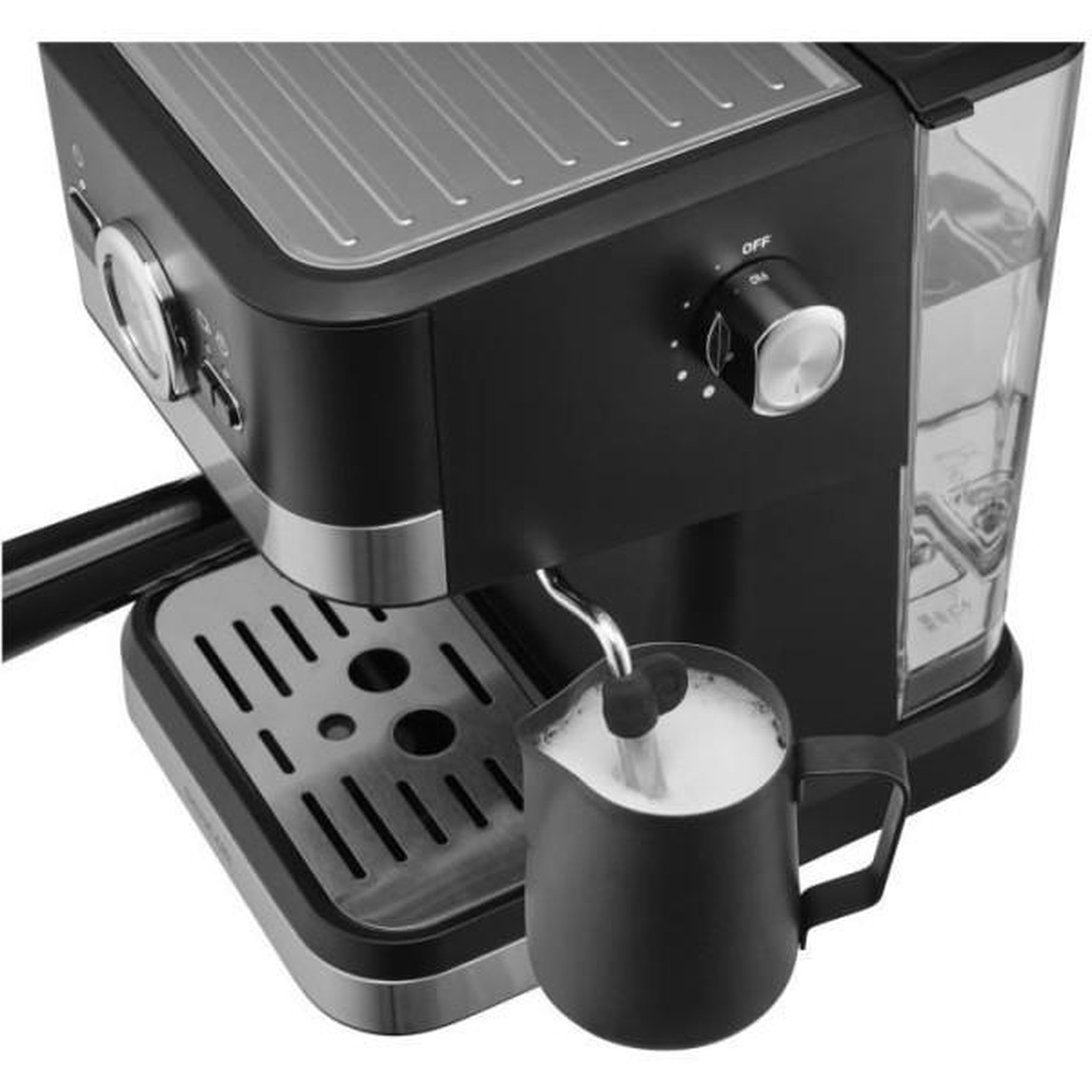 Voir la diapositive 4 : MARKET24 Machine a Cafe  a expresso - SENCOR - SES 1721BK - 1050 W - 20 bars - Noir