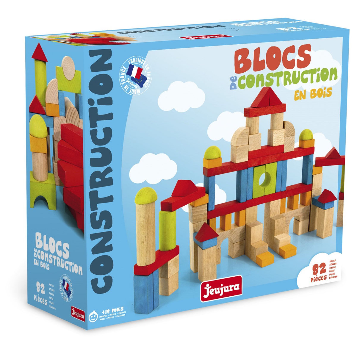 JEUJURA Blocs de construction en bois