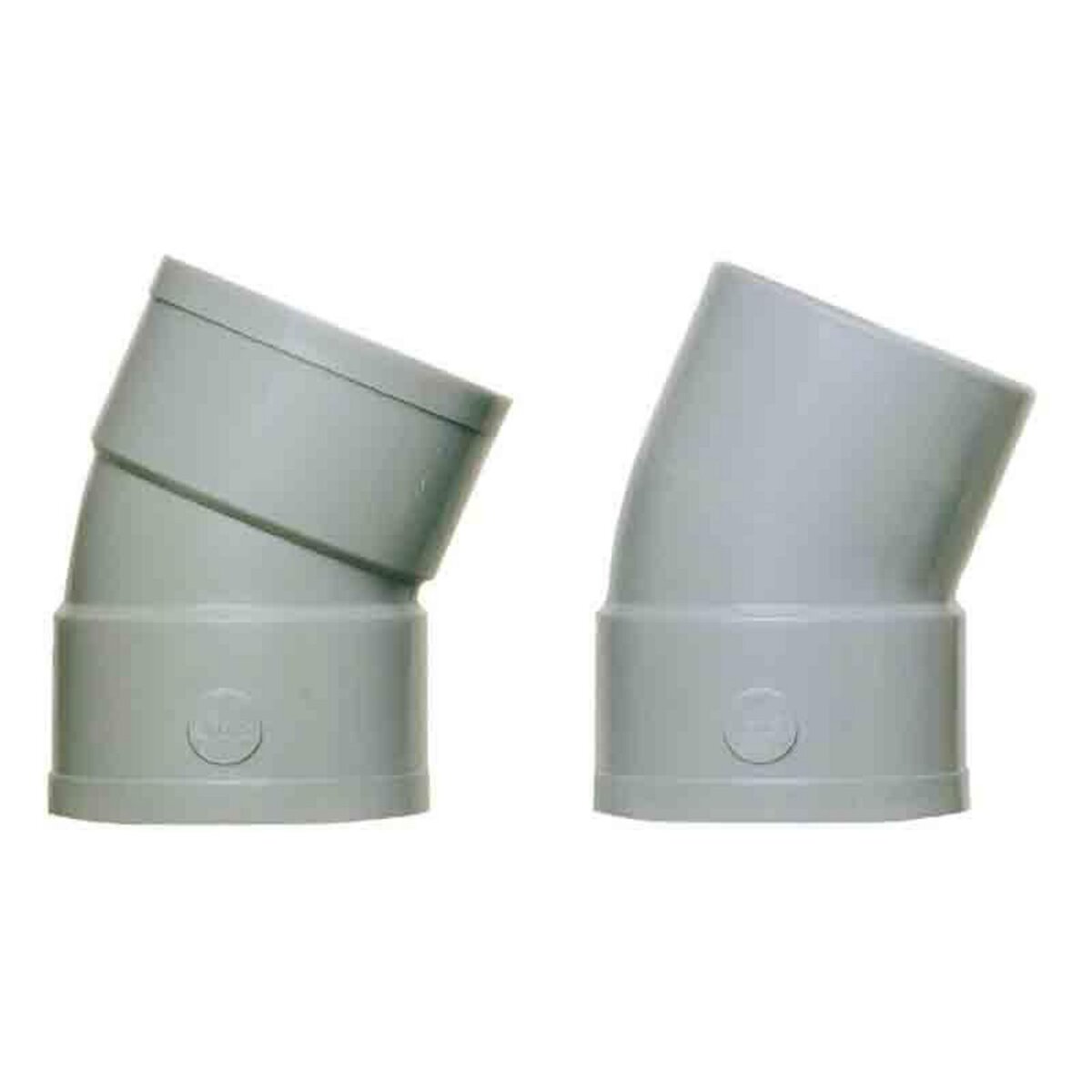 GIRPI Coude d'évacuation à 22°30 mâle/femelle Ø 80 mm