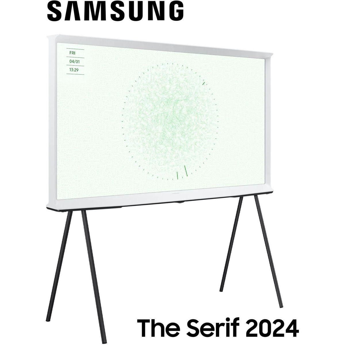 Samsung TV QLED The Serif TQ55LS01D Blanc 2024