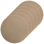 Douceur d'Intérieur Lot de 6 sets de table tissés antidérapants. Coloris disponibles : Beige, Gris