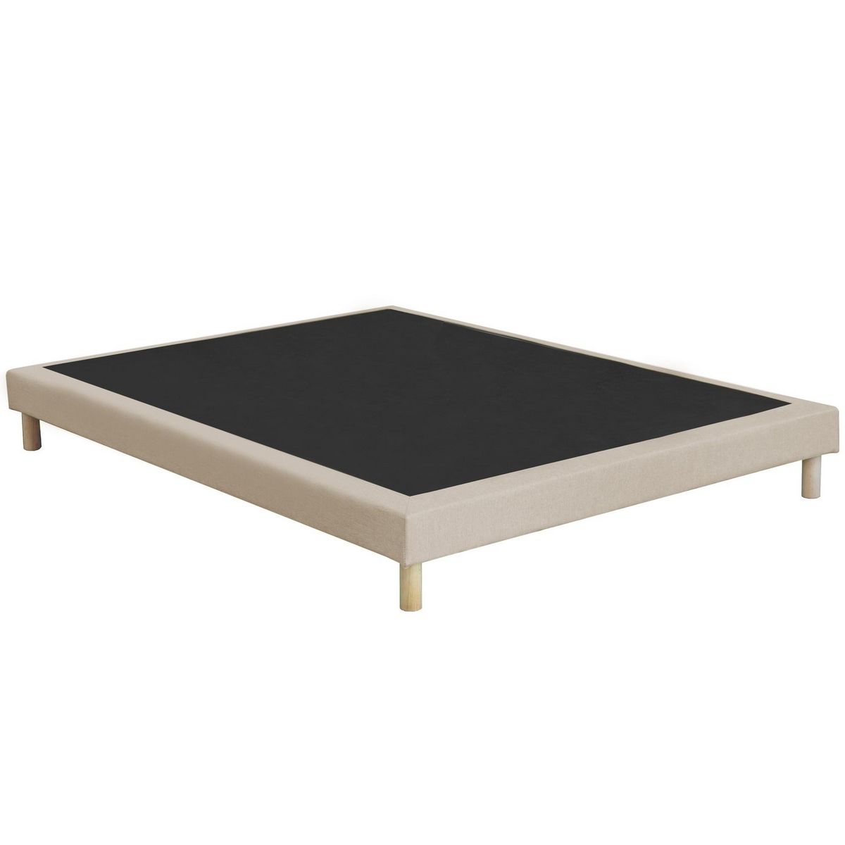 IDLITERIE Sommier tapissier à lattes fixes, excellent maintien et durable