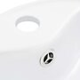 Voir la diapositive 5 : VIDAXL Lavabo avec trop-plein 36x13 cm Ceramique Blanc