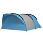 Voir la diapositive 5 : OUTSUNNY Tente camping tunnel 4 pers. imperméable 3000mm - 5,65x3,70x2m - bleu