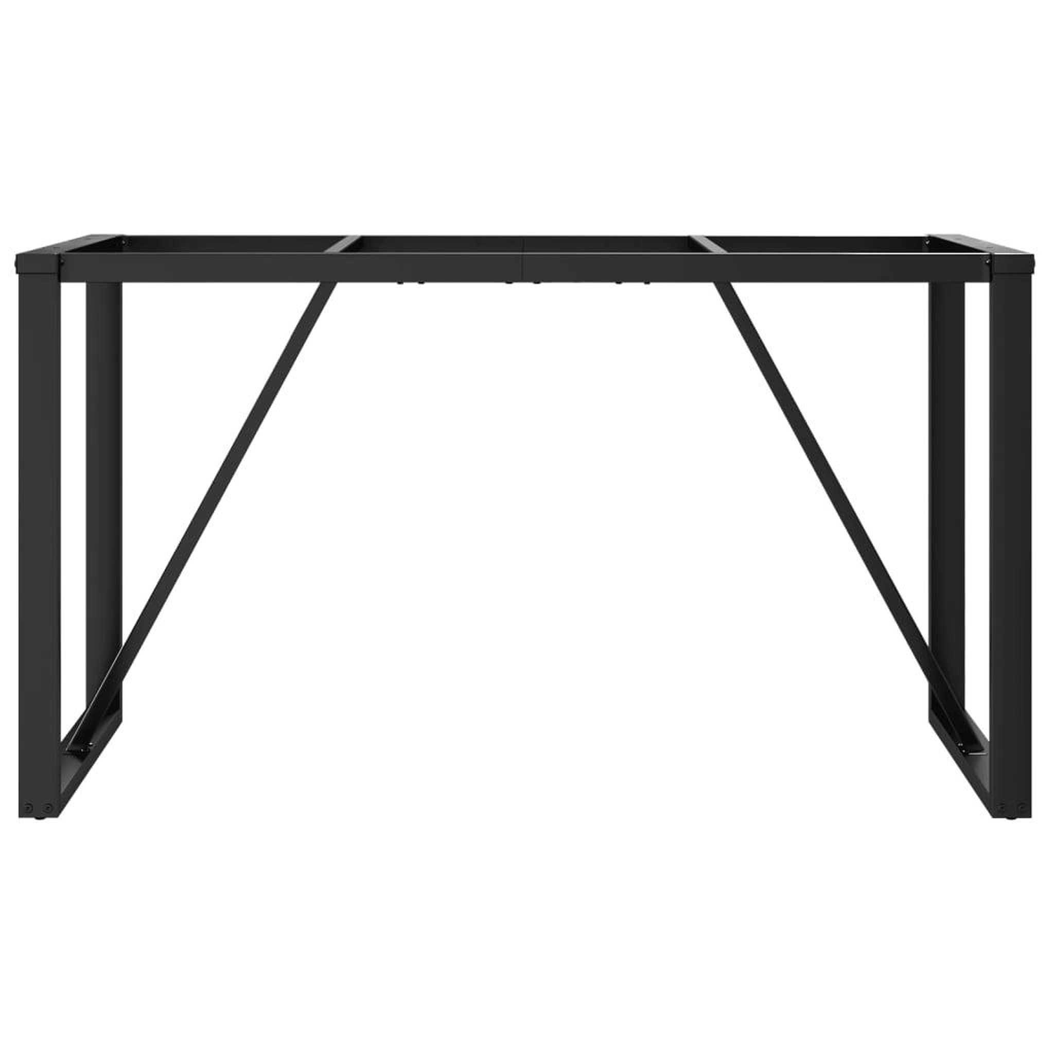 Voir la diapositive 4 : VIDAXL Pieds de table a manger cadre en O 120x60x73 cm acier