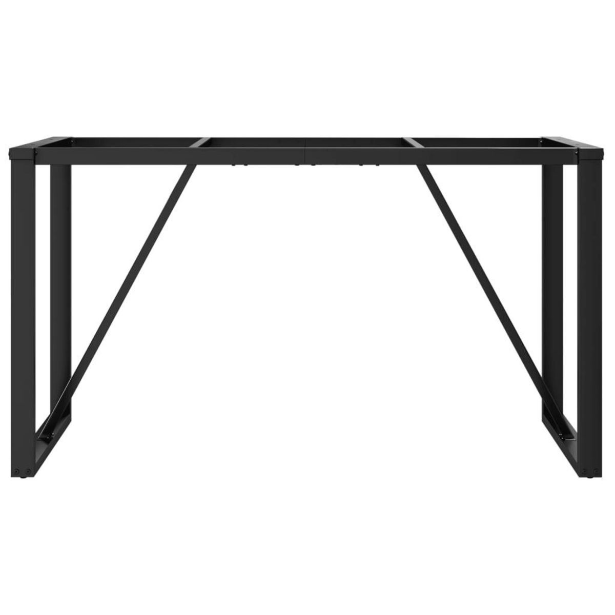 VIDAXL Pieds de table a manger cadre en O 120x60x73 cm acier