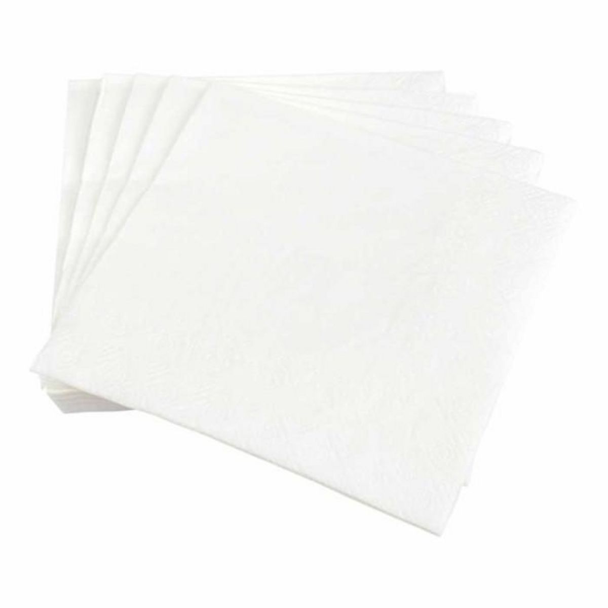 Paris Prix Lot de 20 Serviettes en Papier  Vitamine  33x33cm Blanc