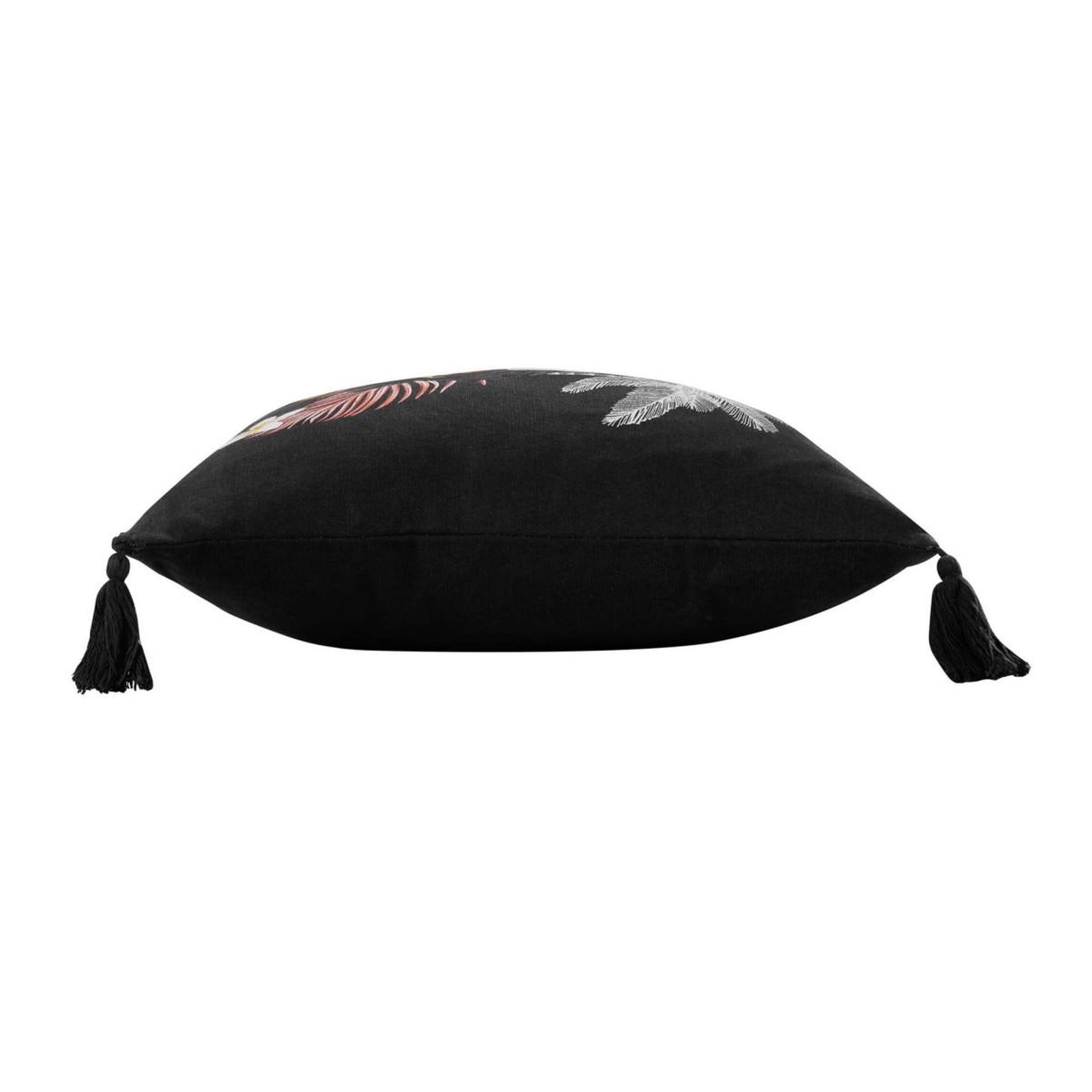 Voir la diapositive 2 : Douceur d'Intérieur Housse de coussin  coco crush  40x40cm noir