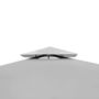 Voir la diapositive 3 : VIDAXL Tonnelle avec toit 3x3 m Blanc creme