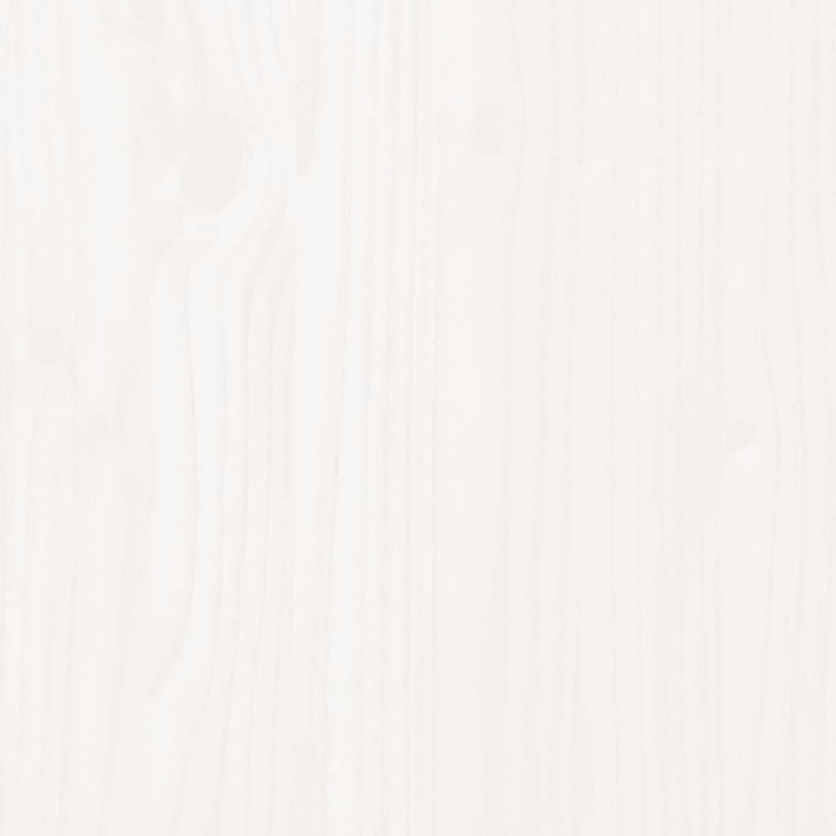 VIDAXL Tete de lit Blanc 204x6x82,5 cm Bois massif de pin