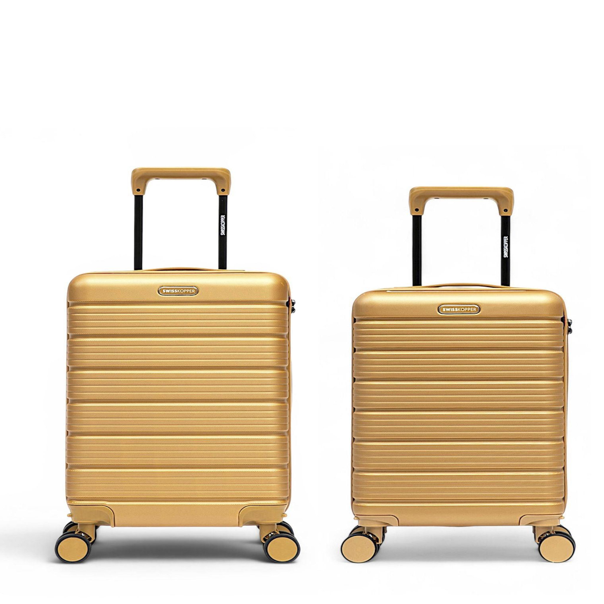SWISS KOPPER Lot de 2 Valises Rigides Cabine et Cabine XS LUGANO