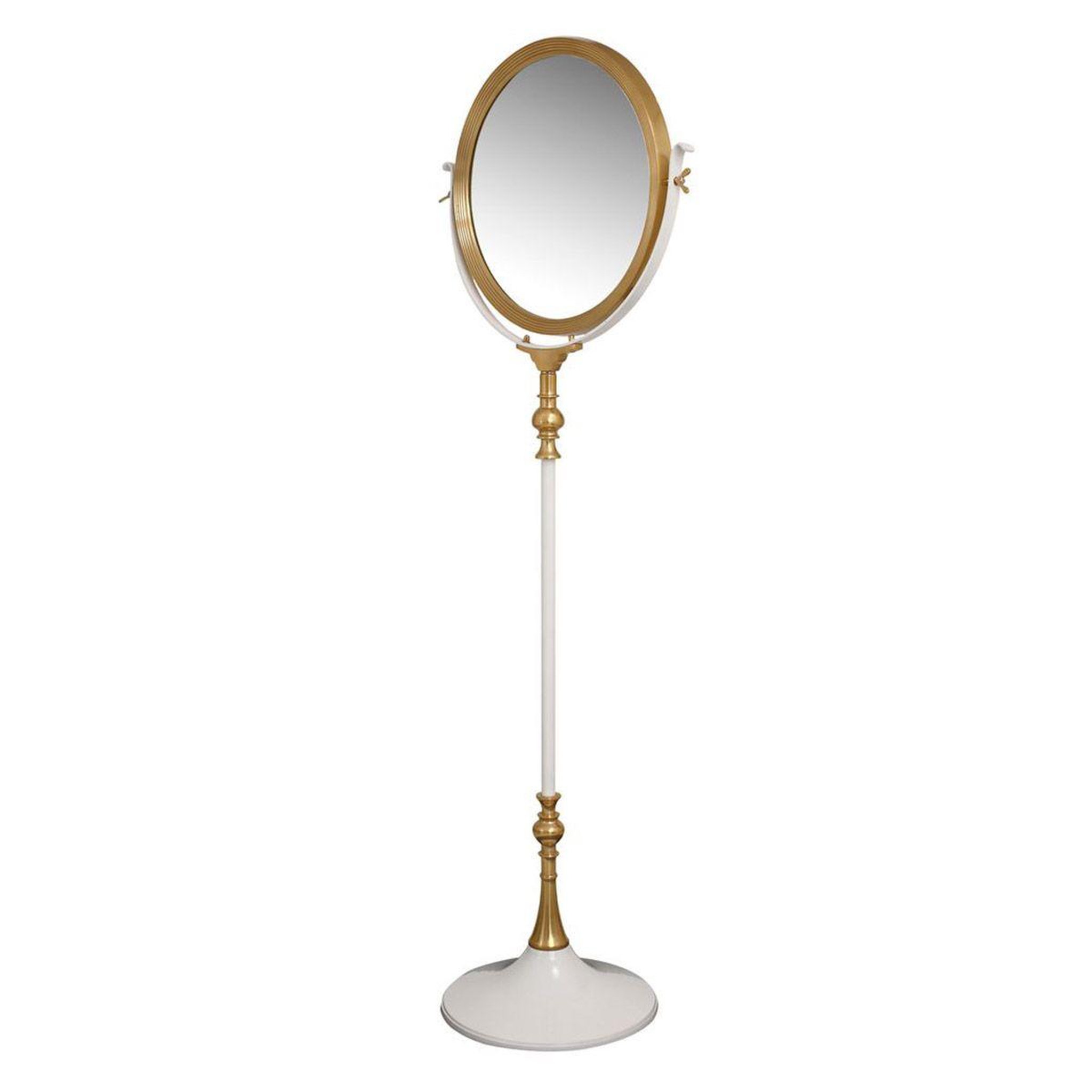 Voir la diapositive 1 : Paris Prix Miroir sur pied design  eleganca  173cm blanc