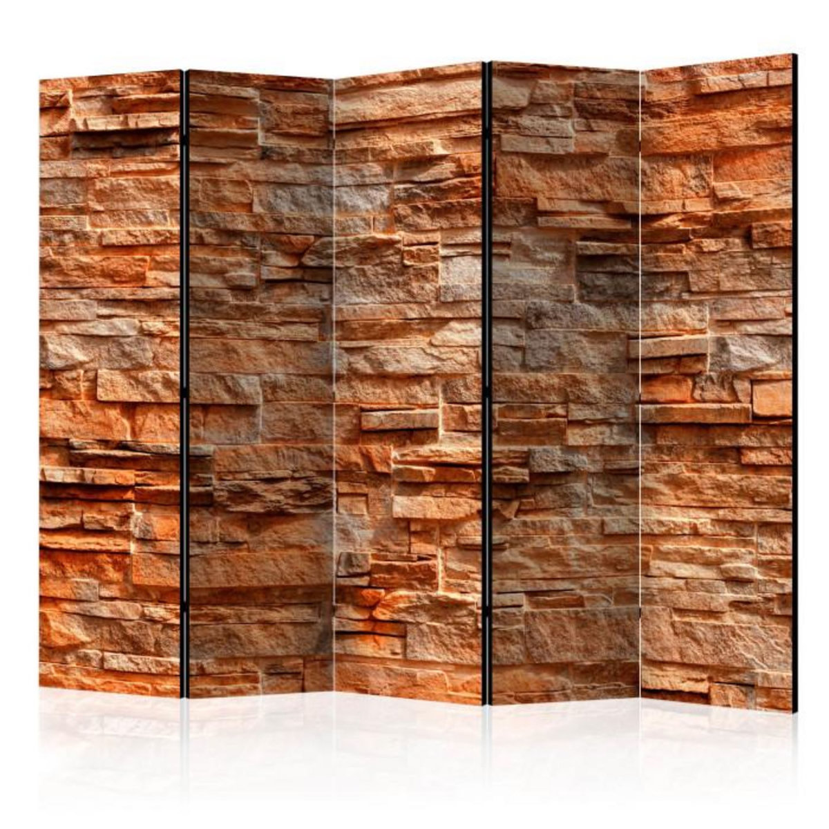 Paris Prix Paravent 5 Volets  Orange Stone  172x225cm