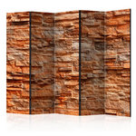 Paris Prix Paravent 5 Volets  Orange Stone  172x225cm