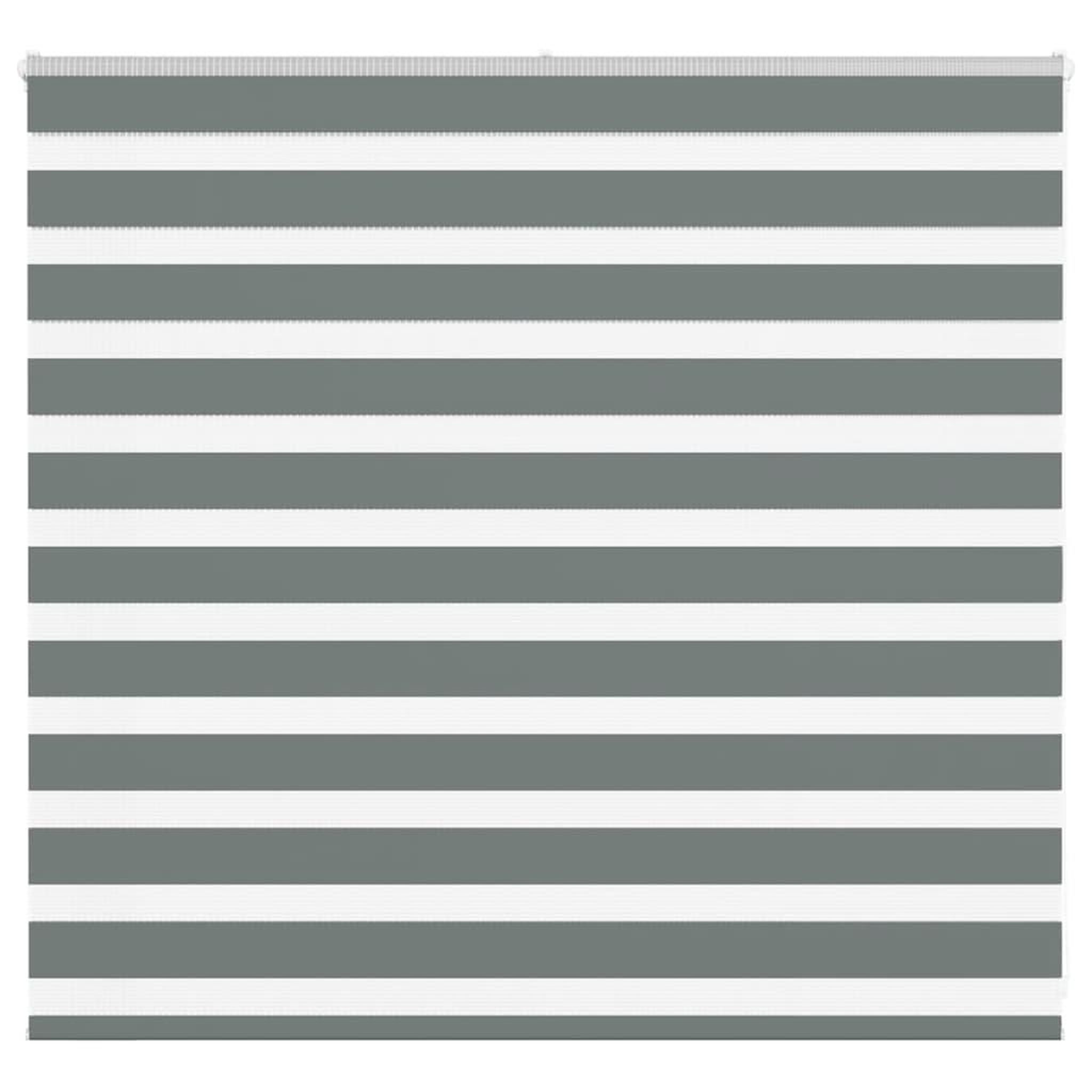 VIDAXL Store zebre gris fonce largeur du tissu 160,9 cm polyester