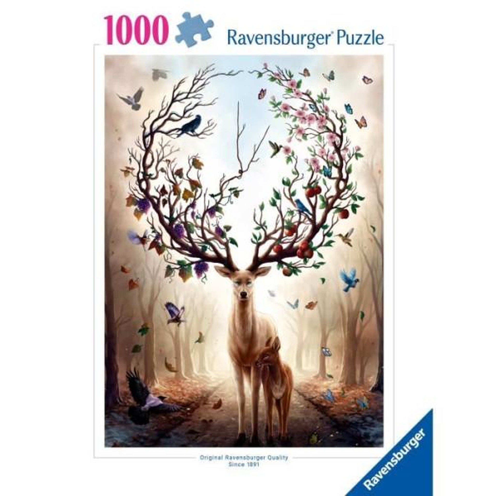 Voir la diapositive 3 : RAVENSBURGER Puzzle 1000 pieces cerf fantaisie, adultes et enfants dés 14 ans, puzzle de qualité supérieure, 12000459, ravensburger