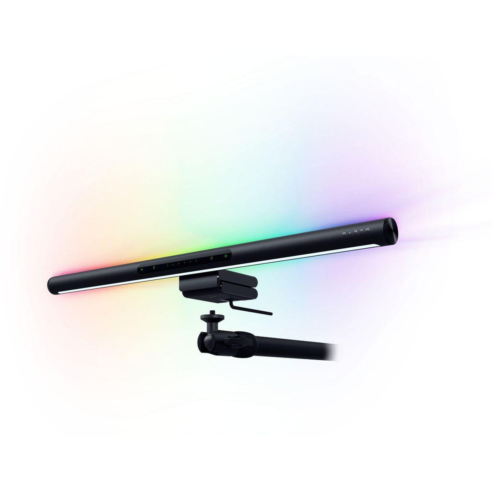 Voir la diapositive 2 : Razer Lampe led aether monitor light bar
