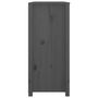 Voir la diapositive 5 : VIDAXL Armoire laterale Gris 100x40x90 cm Bois de pin massif
