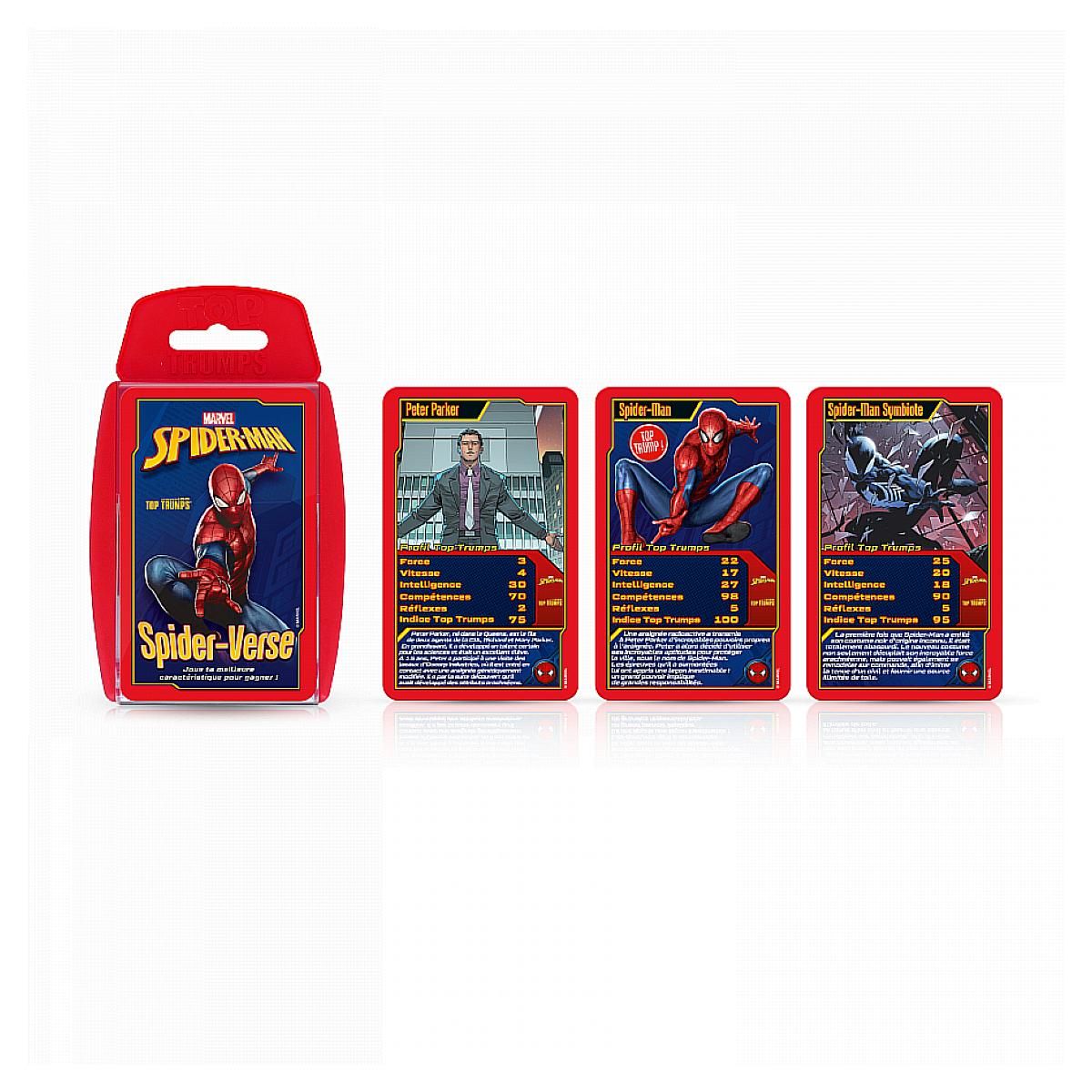 Winning Moves Top trumps spider-man jeux ed bataille