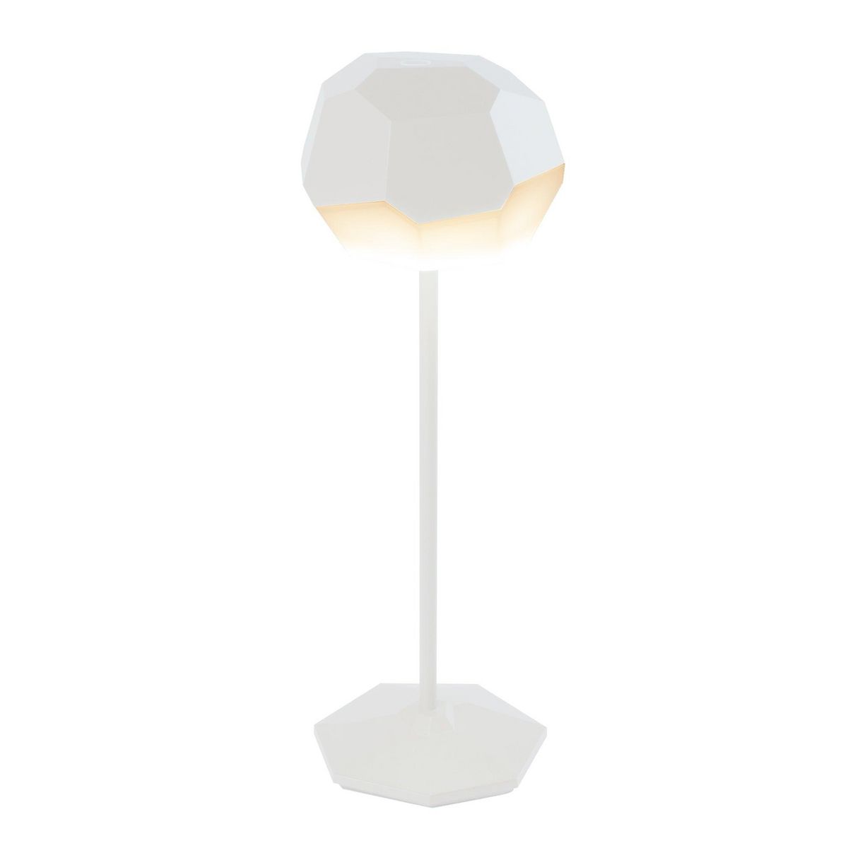 Lumisky Lampe de table design STONE Blanc Aluminium H33cm