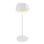 Lumisky Lampe de table design STONE Blanc Aluminium H33cm