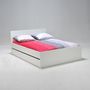 Voir la diapositive 5 : Lit pour couchage 160x200cm BOSS + 2 tiroirs