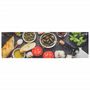 Voir la diapositive 2 : VIDAXL Tapis de cuisine lavable impression vin dîner 45x150 cm velours