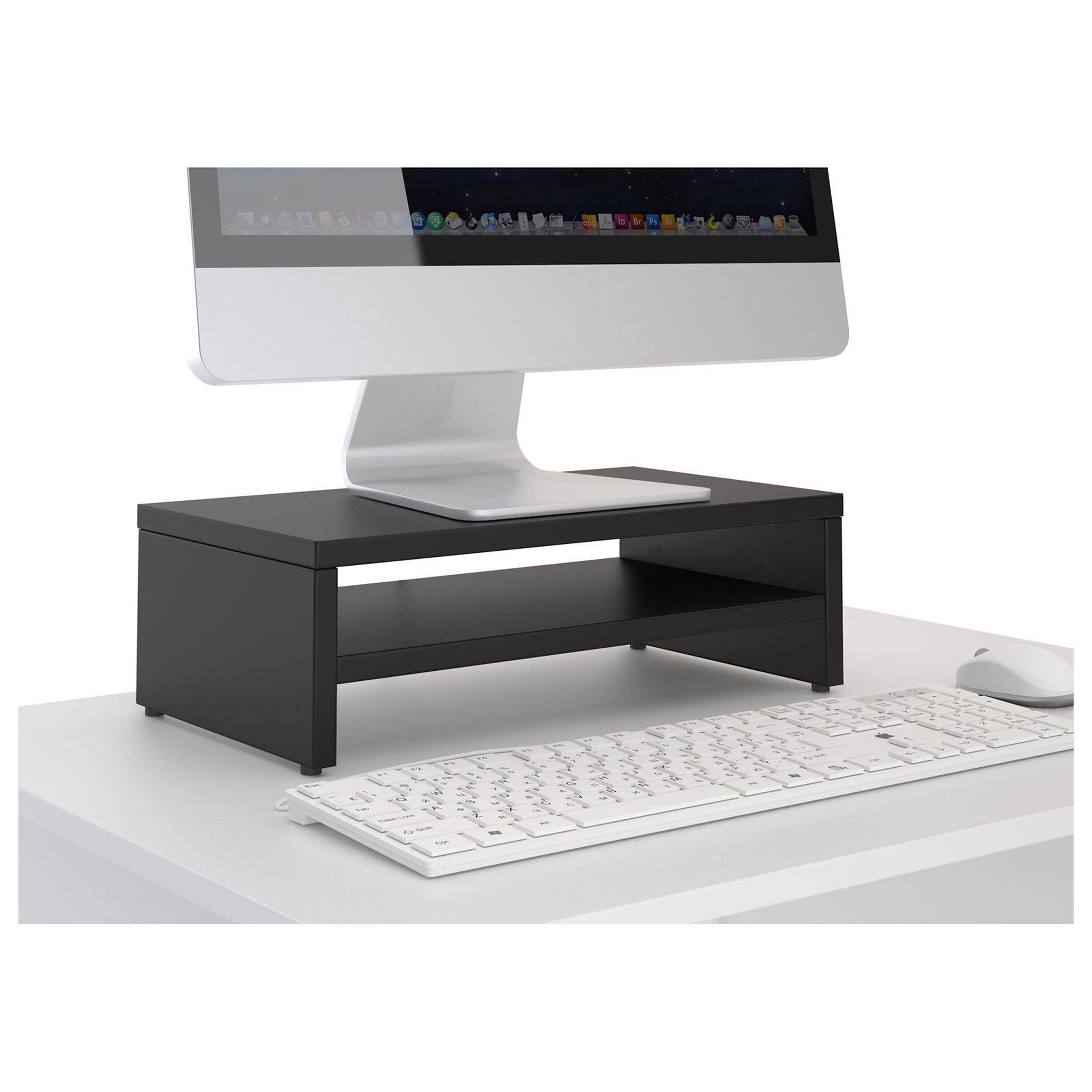 Voir la diapositive 2 : IDIMEX Support d'écran d'ordinateur DISPLAY, en mélaminé