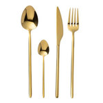 Paris Prix Ménagère 24 Pièces en Inox  Irvin Brillant  27cm Or