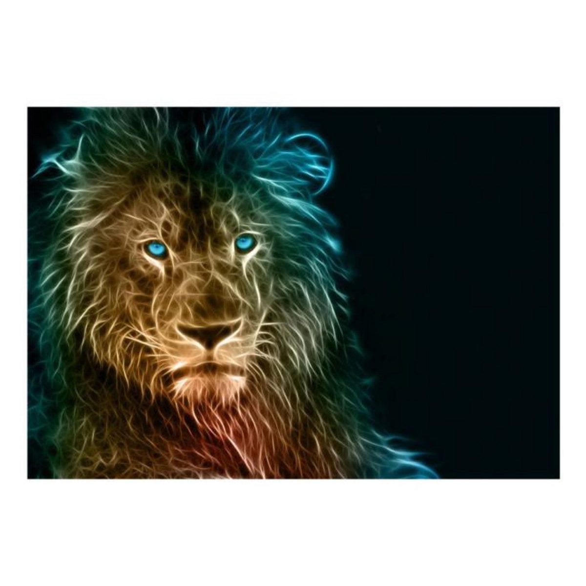 Paris Prix Papier Peint  Abstract Lion