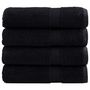 Voir la diapositive 1 : VIDAXL Essuie mains de qualité supérieure SOLUND 4 pcs noir 600 g m²