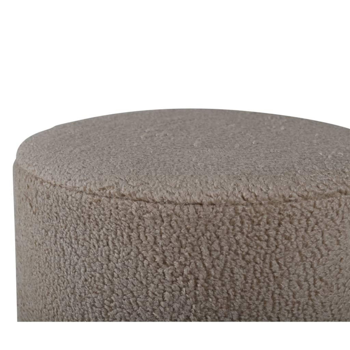 Venture Home Venture Home Pouf Benji 35x35x42,5 cm Teddy Beige et noir