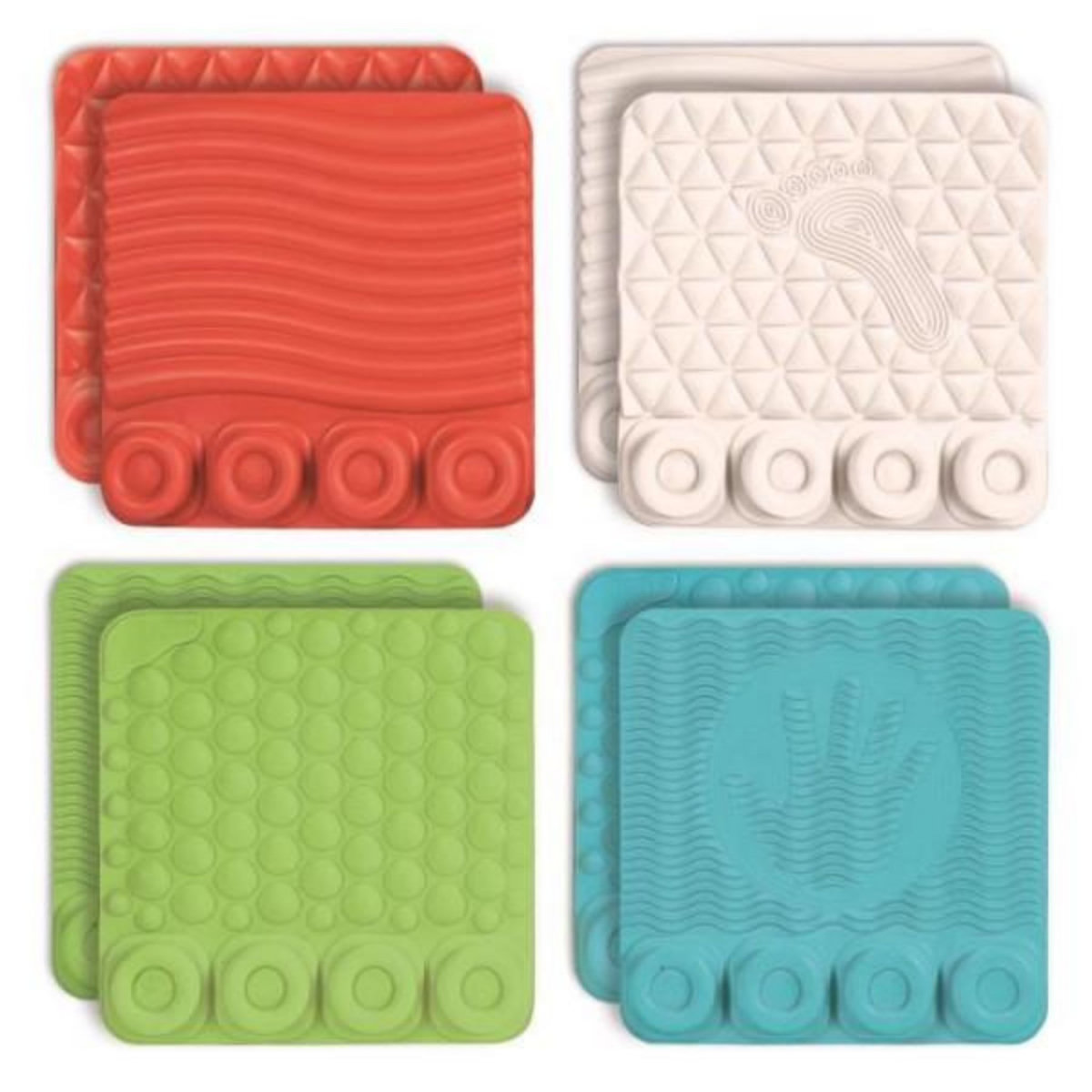 CLEMENTONI Tapis sensoriels - Clementoni - Clemmy - Rouge - Multicolore - Bébé - Mixte - 6 mois - Caoutchouc souple
