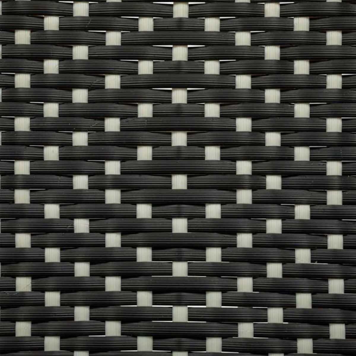 ATMOSPHERA Tabouret de Bar Bistrot en Rotin  Trecia  66cm Noir