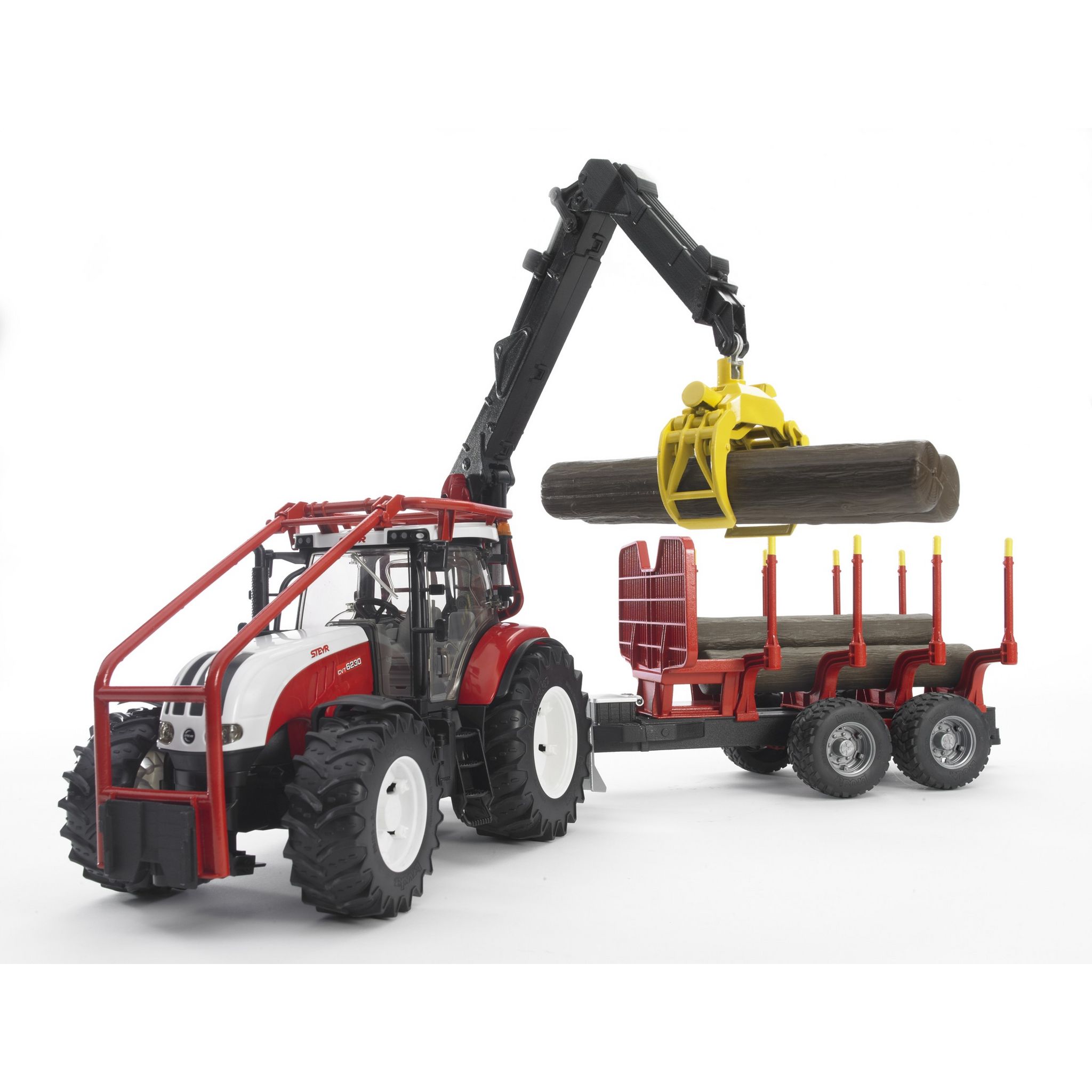 BRUDER Tracteur forestier Steyr CVT 6230 pas cher - Auchan.fr