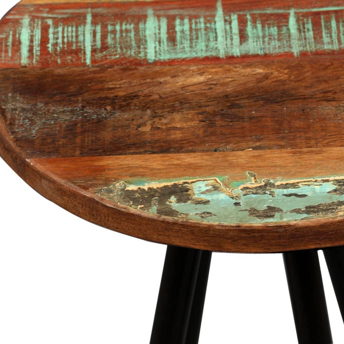 VIDAXL Tabourets de bar lot de 4 bois massif de recuperation