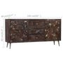 Voir la diapositive 6 : VIDAXL Buffet Bois de recuperation solide 160x40x80 cm