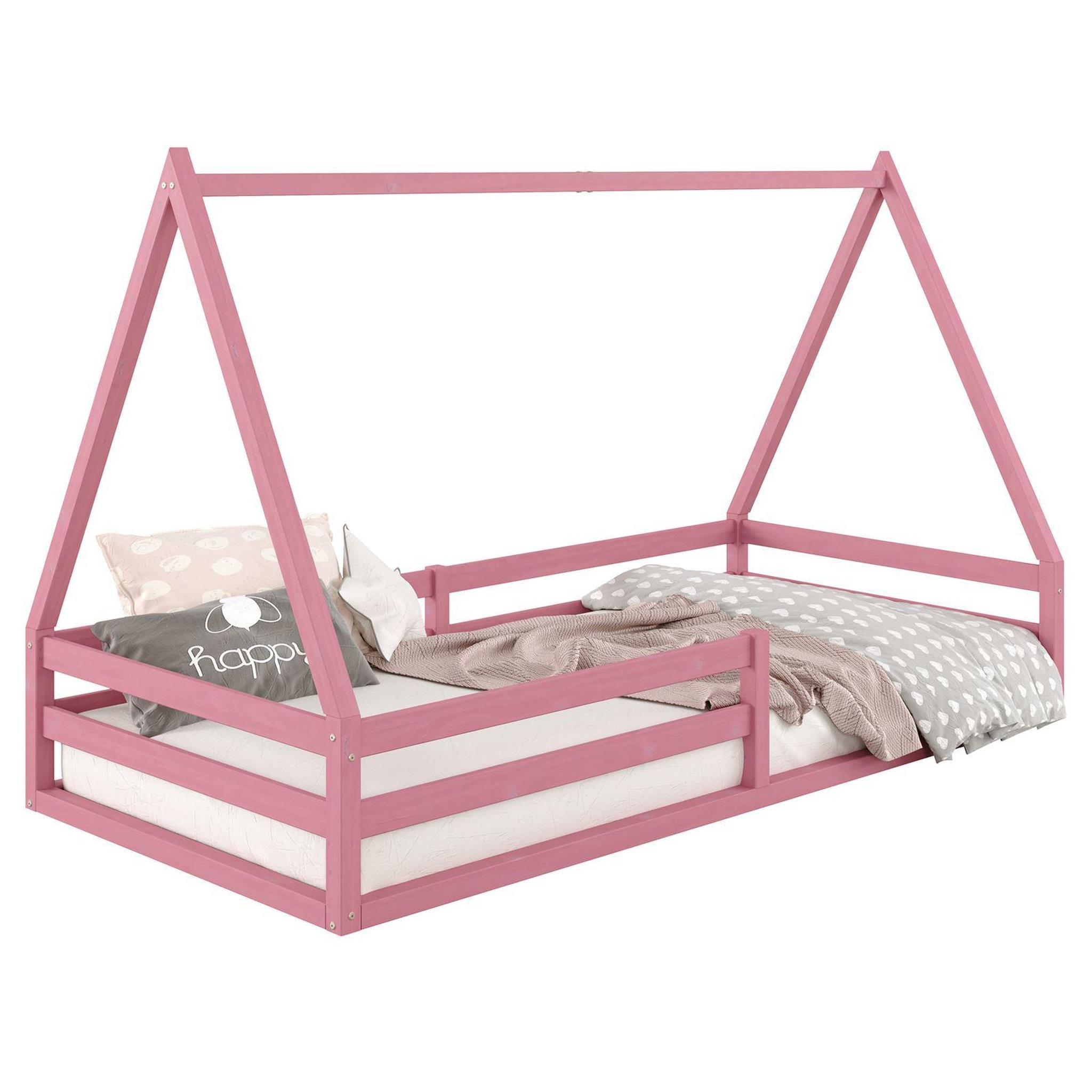 Voir la diapositive 1 : IDIMEX Lit cabane SILA 90 x 200 cm, en pin massif