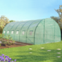 Voir la diapositive 3 : ID MARKET Serre tunnel de jardin 18m² verte gamme maraîchère CRIMÉE 6x3m