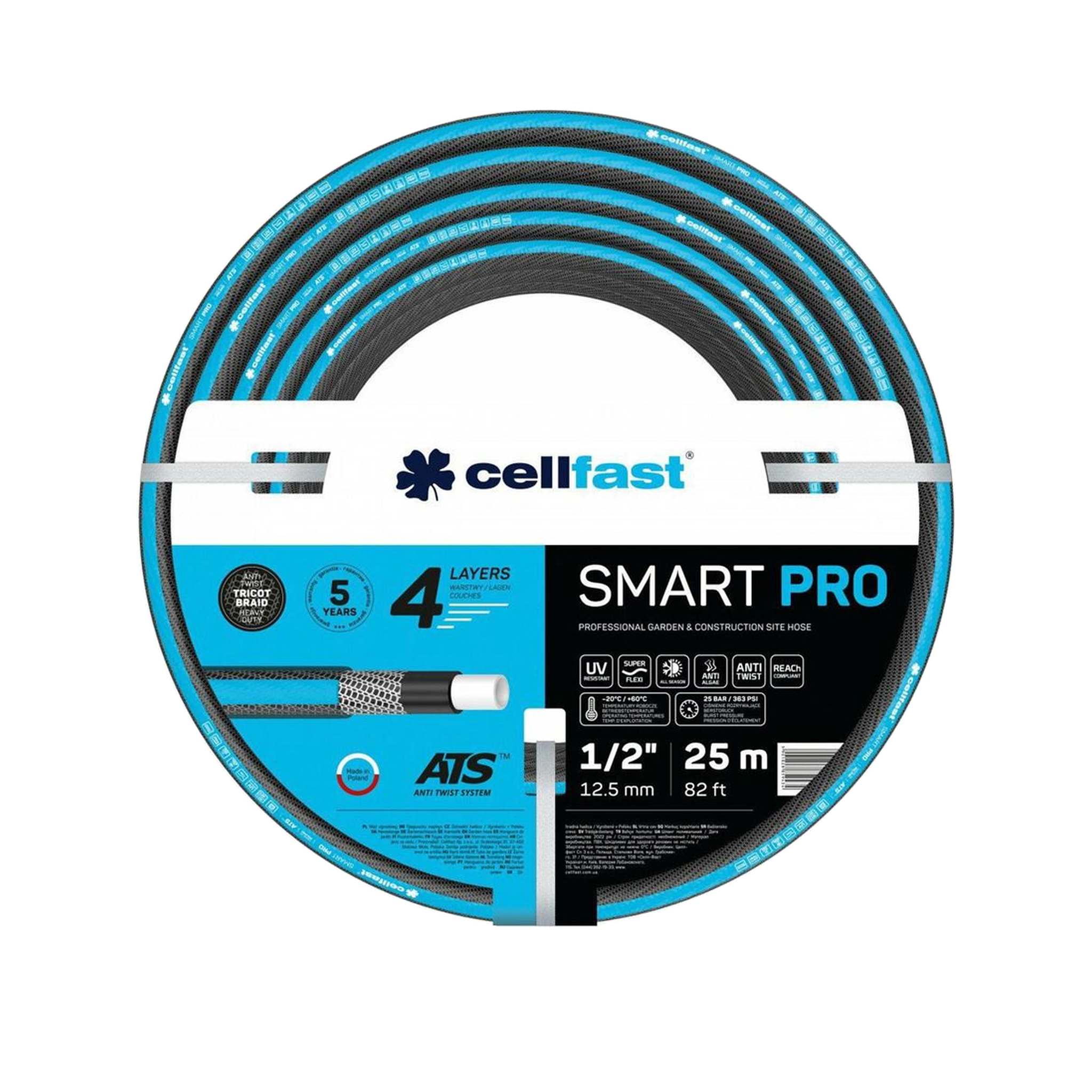 Cellfast Tuyau d'arrosage Cellfast Smart Pro 3/4 20 m