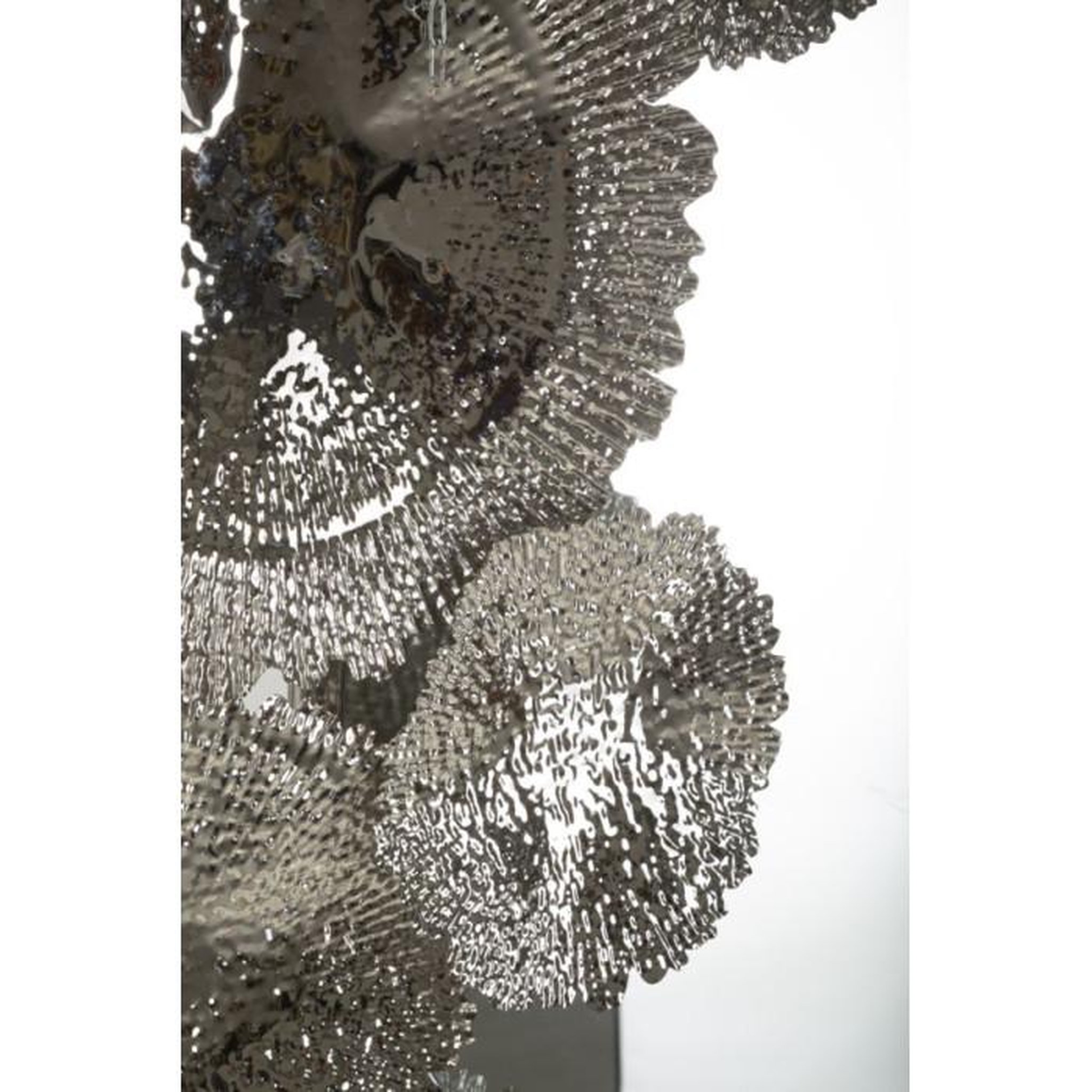Voir la diapositive 2 : Paris Prix Miroir Mural Design  Kandi  85cm Argent