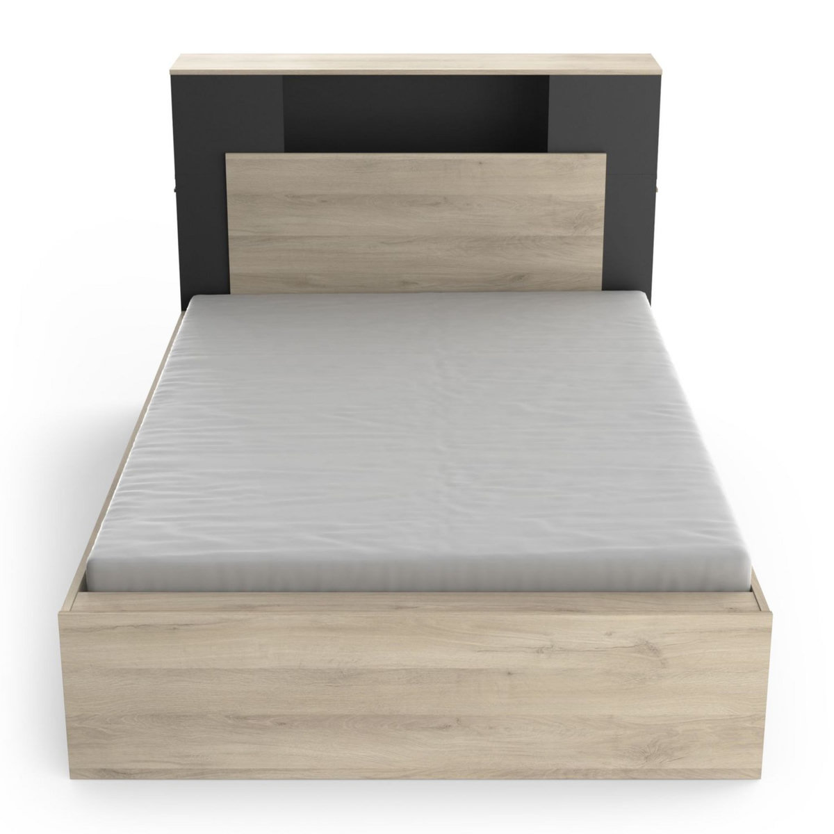 Lit 140x190/200 cm avec rangements 4 tiroirs LOREDANA