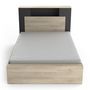Voir la diapositive 2 : Lit 140x190/200 cm avec rangements 4 tiroirs LOREDANA