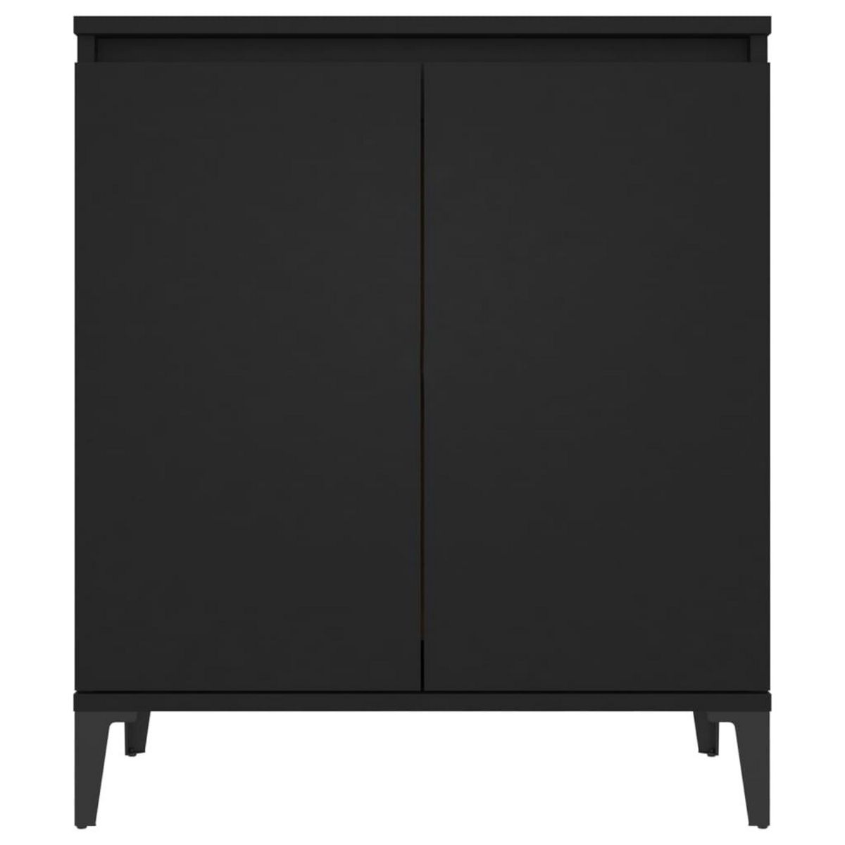 VIDAXL Buffet noir 60x35x70 cm bois d'ingenierie